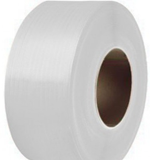 REGGIA POLIPROPILENE MM. 12 SPESSORE 0,60 DIAMETRO INTERNO MM. 280 BIANCA BOBINA DA KM.2